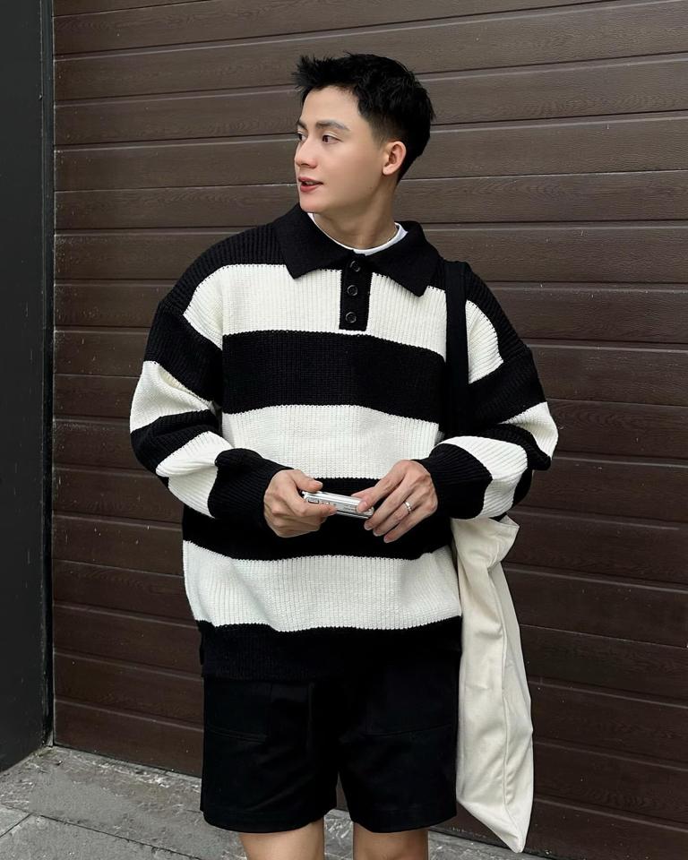 Polo kẻ GIN8066-duoc-ban-tai-𝗚𝗜𝗡 𝗕𝗢𝗨𝗧𝗜𝗤𝗨𝗘