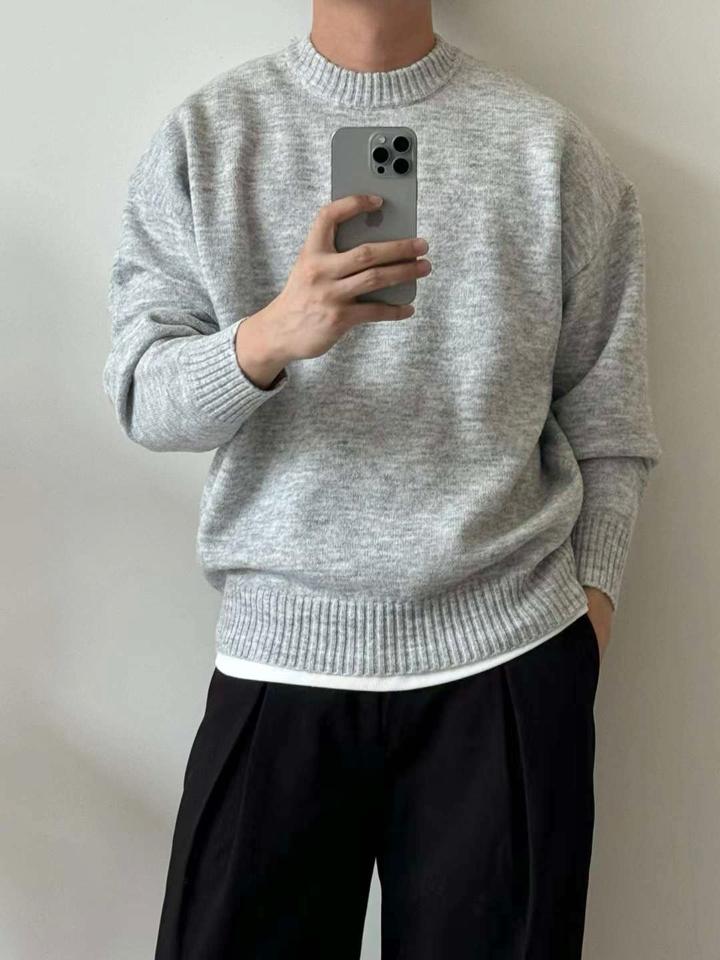 Áo len trơn Cashmere DNST 5017-duoc-ban-tai-𝗚𝗜𝗡 𝗕𝗢𝗨𝗧𝗜𝗤𝗨𝗘