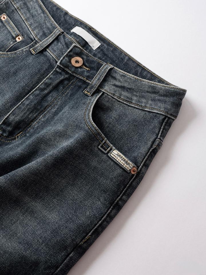 Quần jean carrot fit xanh trơn Art DNST 6202-duoc-ban-tai-𝗚𝗜𝗡 𝗕𝗢𝗨𝗧𝗜𝗤𝗨𝗘