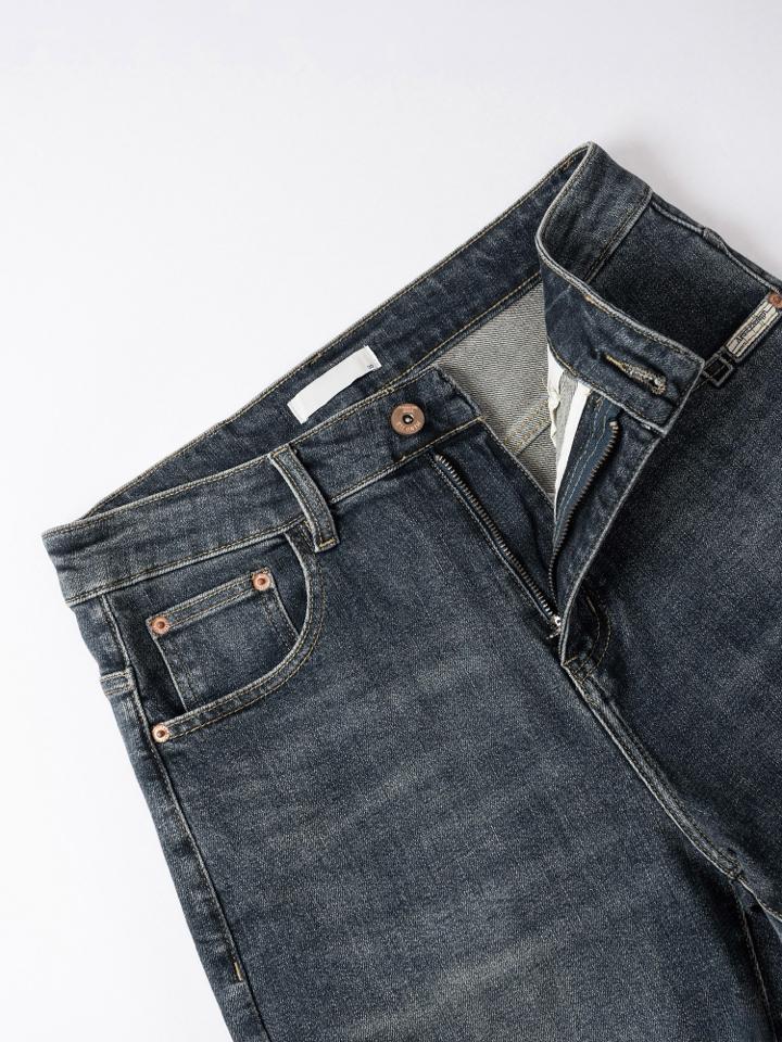 Quần jean carrot fit xanh trơn Art DNST 6202-duoc-ban-tai-𝗚𝗜𝗡 𝗕𝗢𝗨𝗧𝗜𝗤𝗨𝗘