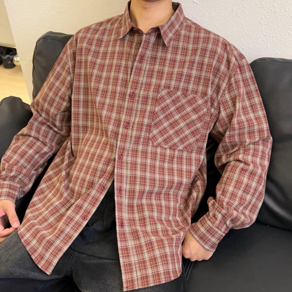 Áo sơ mi kẻ flannel DNST 8825-duoc-ban-tai-𝗚𝗜𝗡 𝗕𝗢𝗨𝗧𝗜𝗤𝗨𝗘