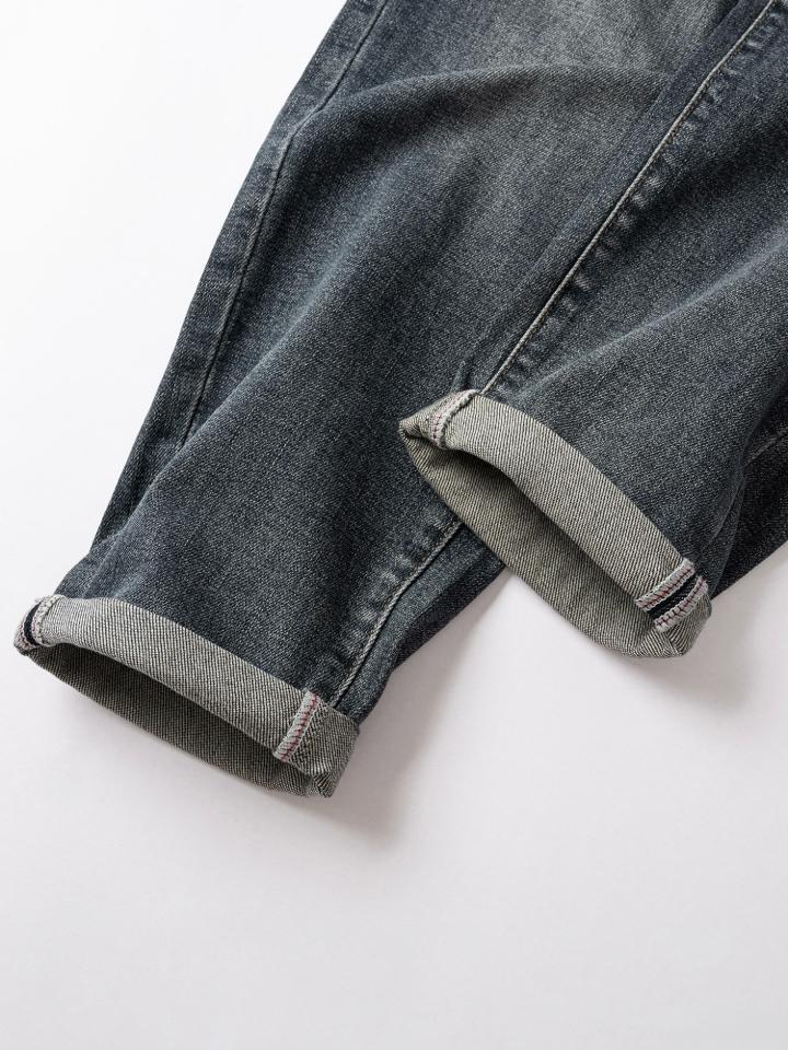 Quần jean carrot fit xanh trơn Art DNST 6202-duoc-ban-tai-𝗚𝗜𝗡 𝗕𝗢𝗨𝗧𝗜𝗤𝗨𝗘