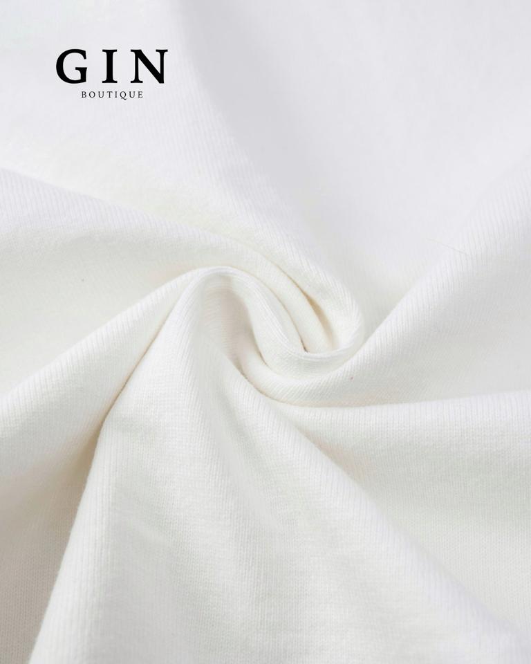 Áo thun trơn oversize DNST 5618 - Trắng-duoc-ban-tai-𝗚𝗜𝗡 𝗕𝗢𝗨𝗧𝗜𝗤𝗨𝗘
