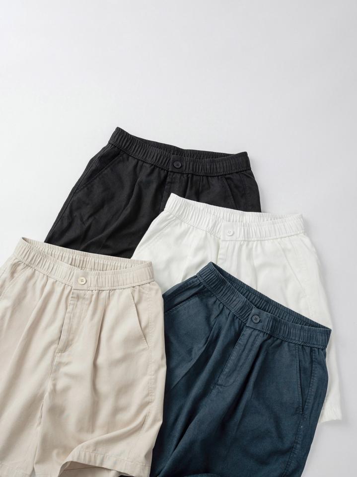 Short kaki chun trơn DNST 5821-duoc-ban-tai-𝗚𝗜𝗡 𝗕𝗢𝗨𝗧𝗜𝗤𝗨𝗘