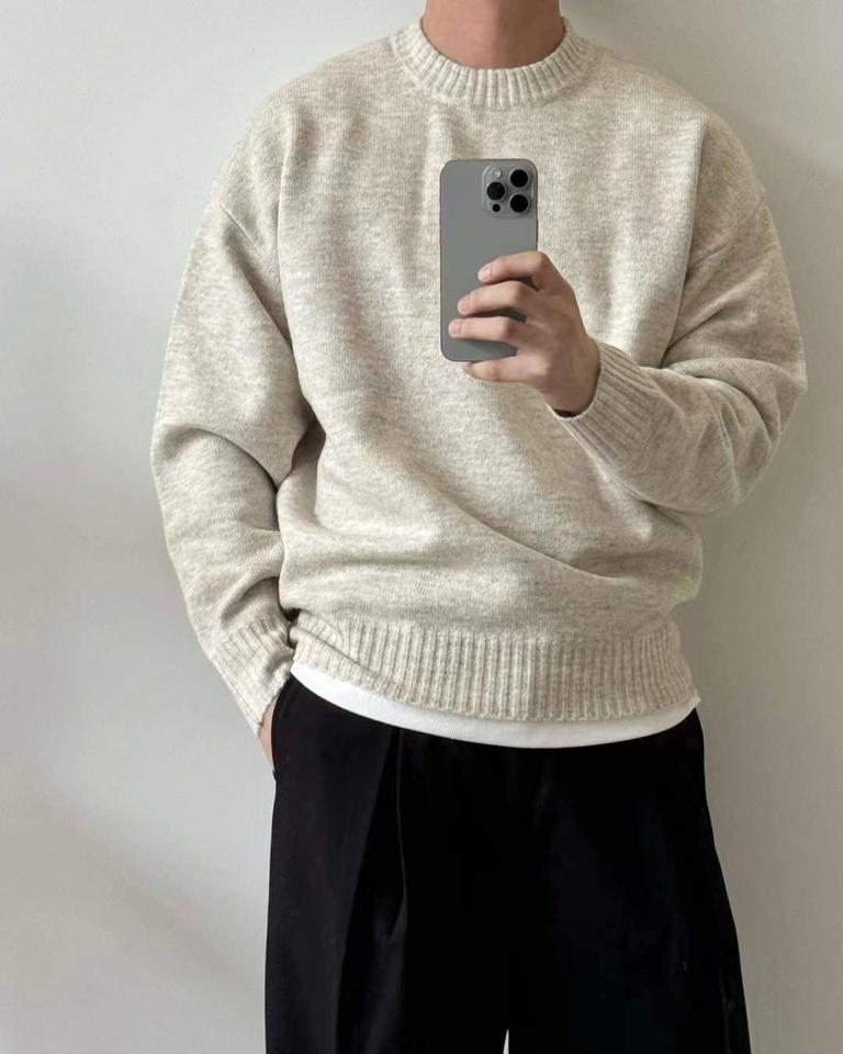 Áo len trơn Cashmere DNST 5017-duoc-ban-tai-𝗚𝗜𝗡 𝗕𝗢𝗨𝗧𝗜𝗤𝗨𝗘