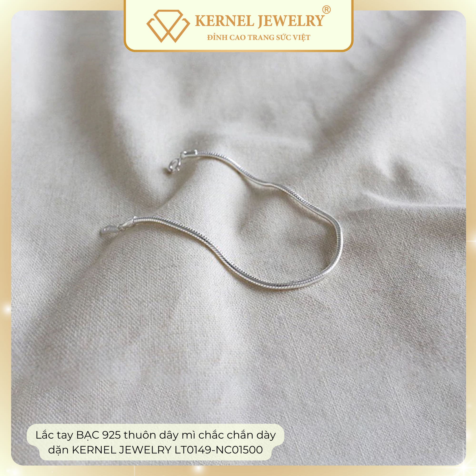 Lắc tay BẠC 925 thuôn dây mì chắc chắn dày dặn KERNEL JEWELRY LT0149-NC01800-duoc-ban-tai-KERNEL JEWELRY ®️