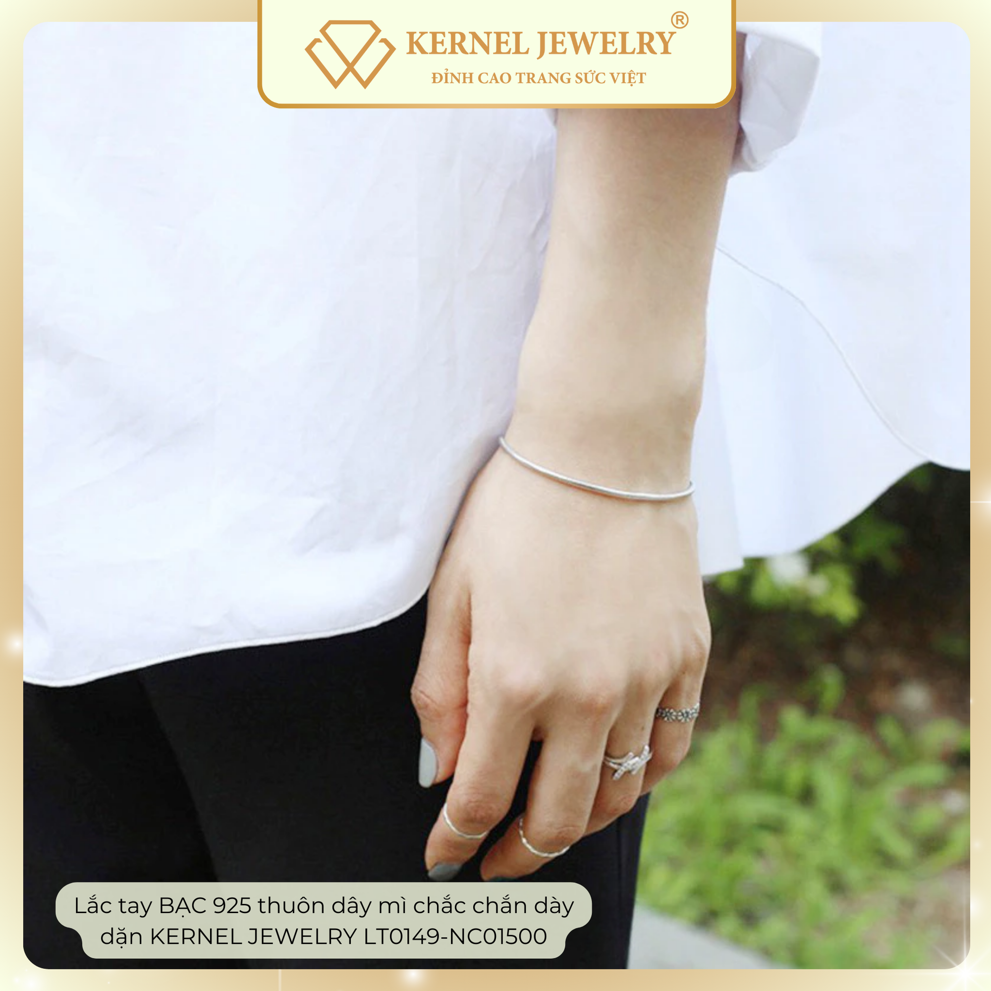 Lắc tay BẠC 925 thuôn dây mì chắc chắn dày dặn KERNEL JEWELRY LT0149-NC01800-duoc-ban-tai-KERNEL JEWELRY ®️