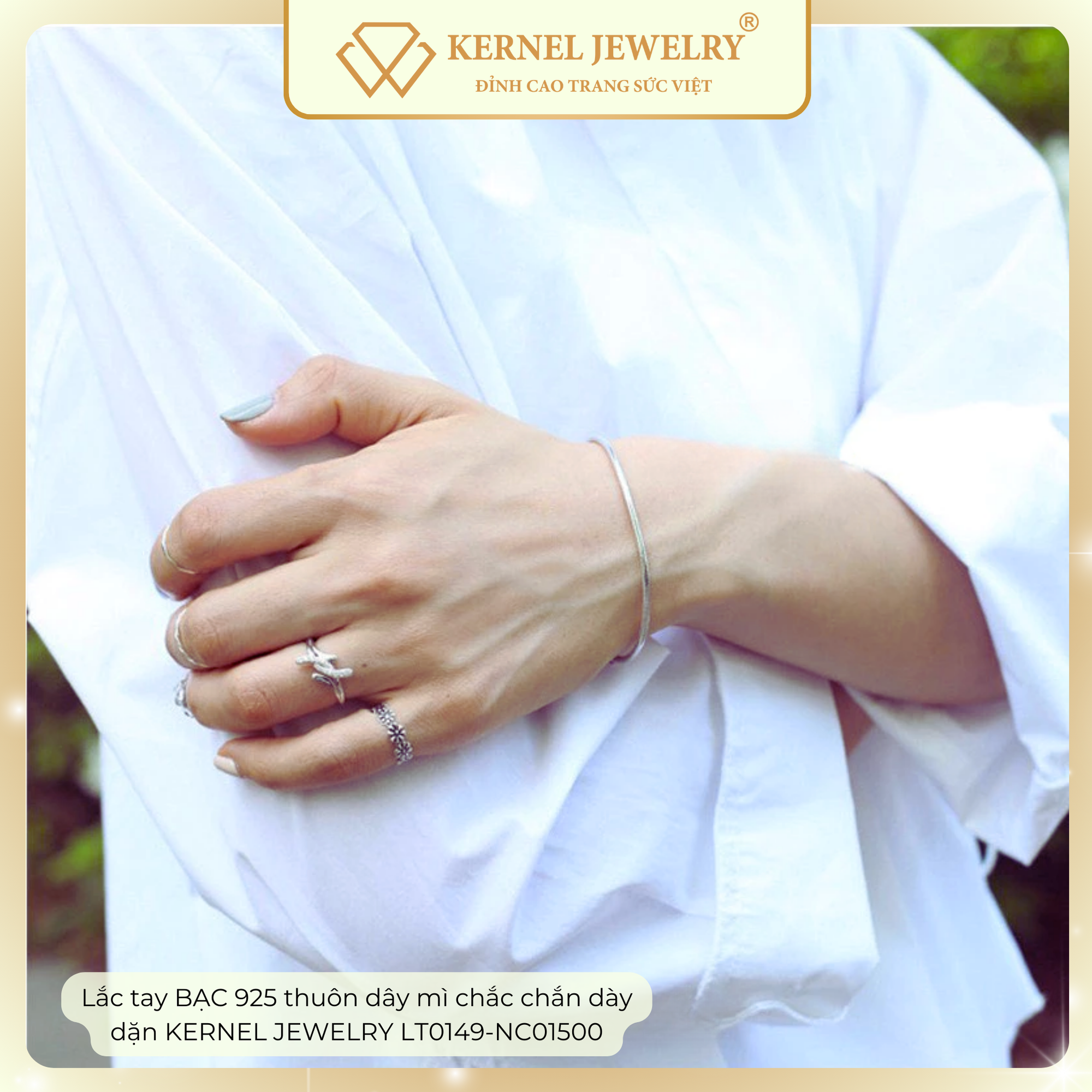 Lắc tay BẠC 925 thuôn dây mì chắc chắn dày dặn KERNEL JEWELRY LT0149-NC01800-duoc-ban-tai-KERNEL JEWELRY ®️