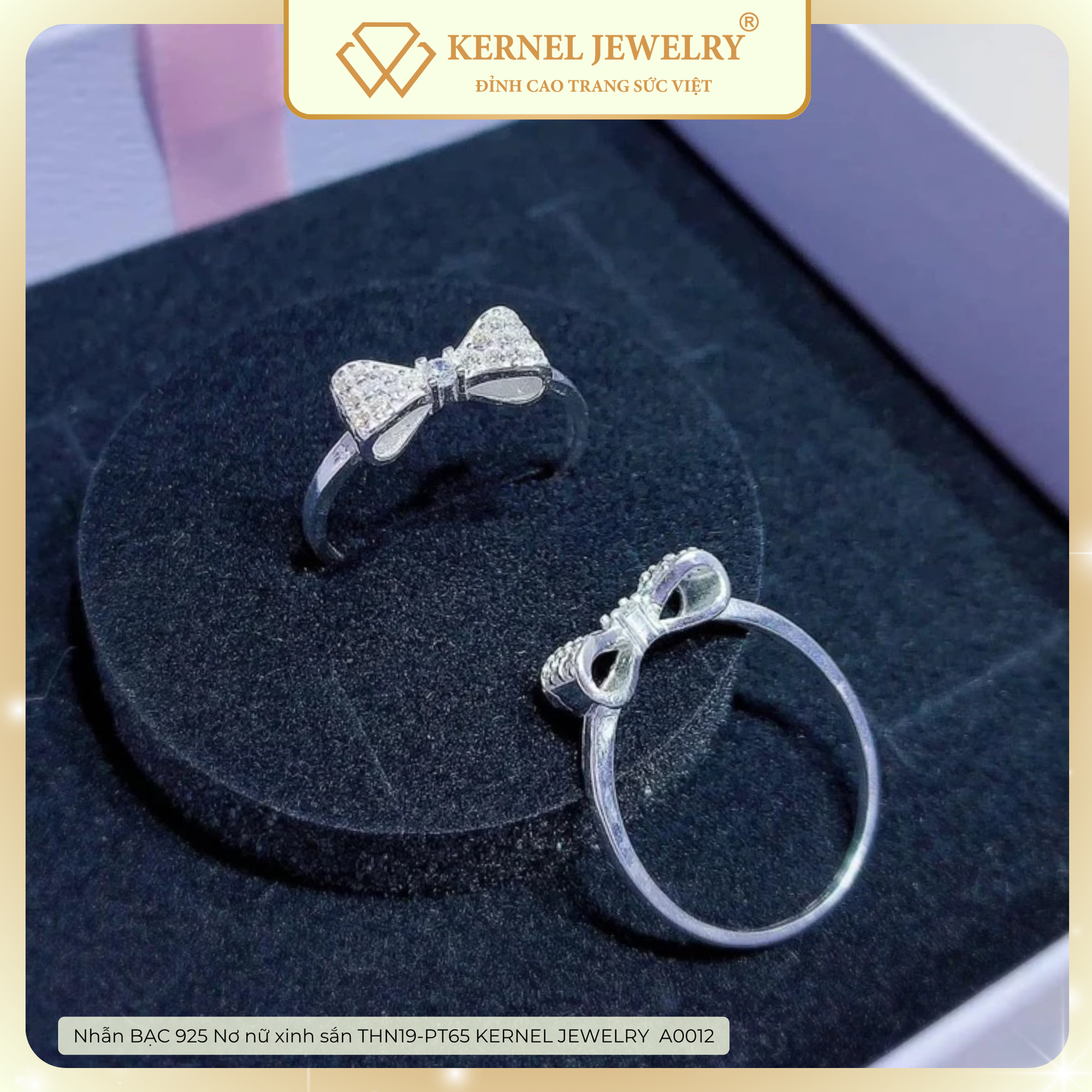 Nhẫn BẠC 925 Nơ nữ xinh sắn THN19-PT65 KERNEL JEWELRY  A0012-duoc-ban-tai-KERNEL JEWELRY ®️