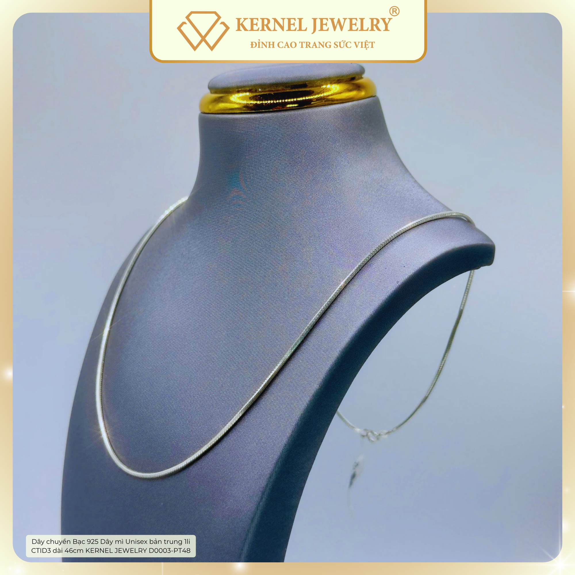 Dây chuyền Bạc 925 Dây mì Unisex bản trung 1li CTID3 dài 46cm KERNEL JEWELRY D0003-PT48-duoc-ban-tai-KERNEL JEWELRY ®️