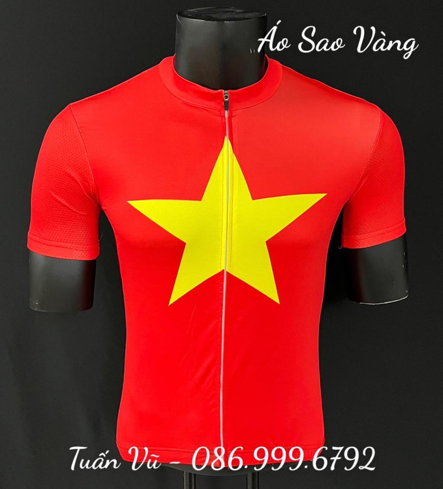 Áo Việt Nam đỏ-duoc-ban-tai-Phụ Kiện Xe Đạp Tuấn Vũ