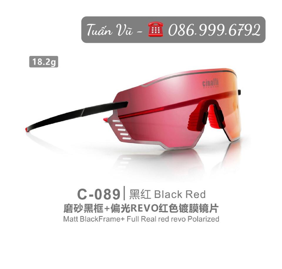 Kính Cinalli C089 chính hãng-duoc-ban-tai-Phụ Kiện Xe Đạp Tuấn Vũ