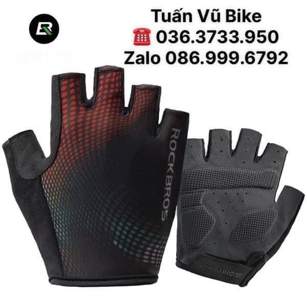 Găng tay Rockbros chính hãng  - đỏ-duoc-ban-tai-Phụ Kiện Xe Đạp Tuấn Vũ