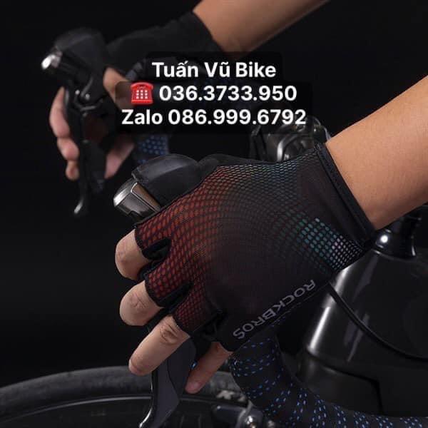 Găng tay Rockbros chính hãng  - đỏ-duoc-ban-tai-Phụ Kiện Xe Đạp Tuấn Vũ