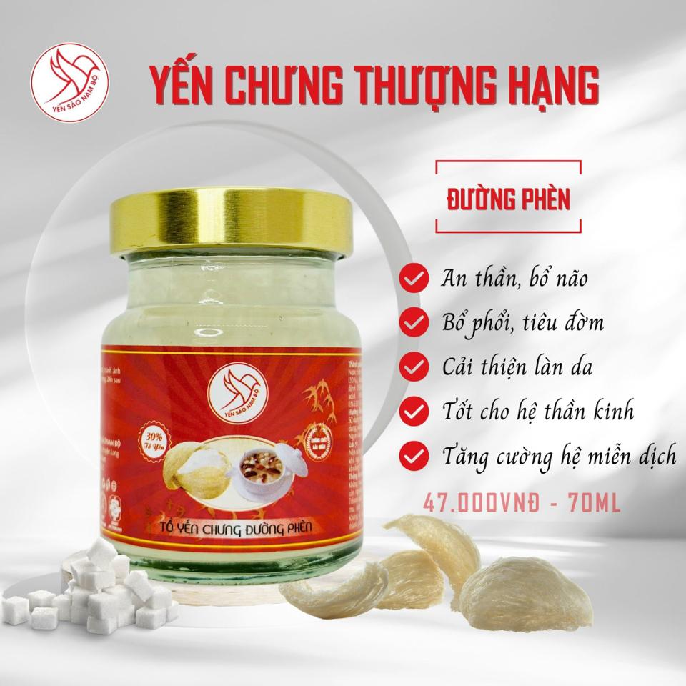 Yến Chưng - Vị Đường Phèn 70Ml-duoc-ban-tai-SHOP SAPHIR