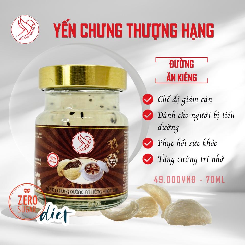 Yến Chưng - Đường Ăn Kiêng-duoc-ban-tai-SHOP SAPHIR