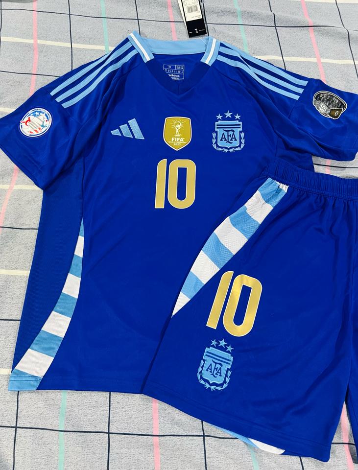 [Fan] Bộ Argentina Xịn 2024 Copa America sân khách Messi-duoc-ban-tai-KYD - Outfit của bạn, gu của KYD