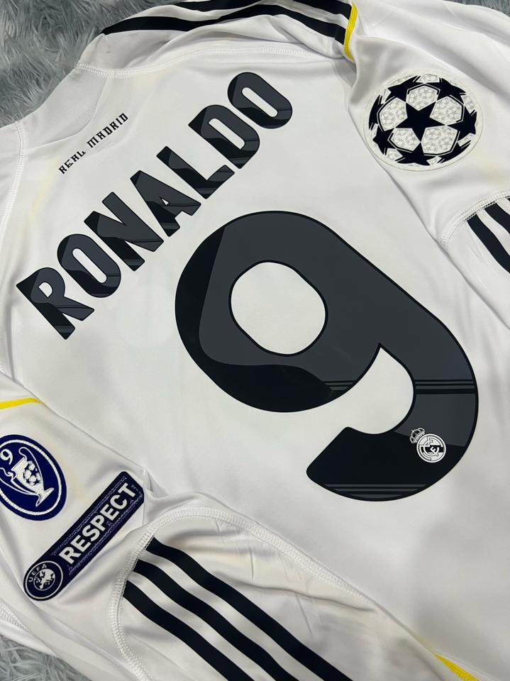 [Retro Player] Áo Real Madrid tay dài 2009 7 Ronaldo-duoc-ban-tai-KYD - Outfit của bạn, gu của KYD