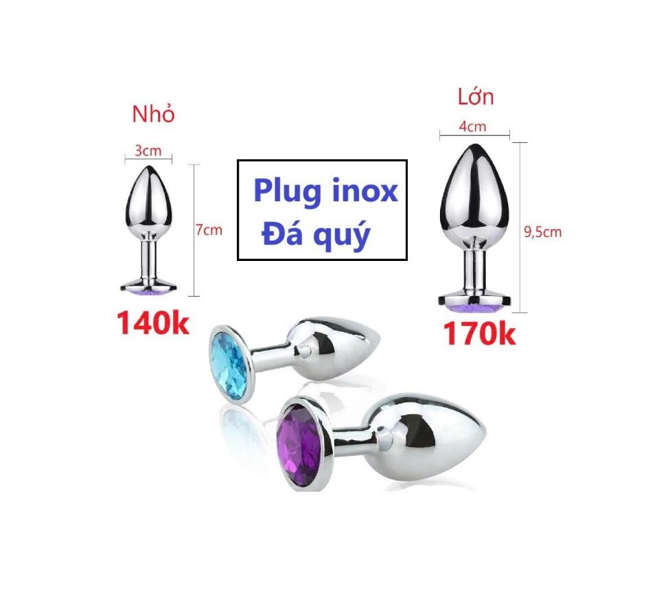 Plug inox đá quý (nhỏ)-duoc-ban-tai-Men18x