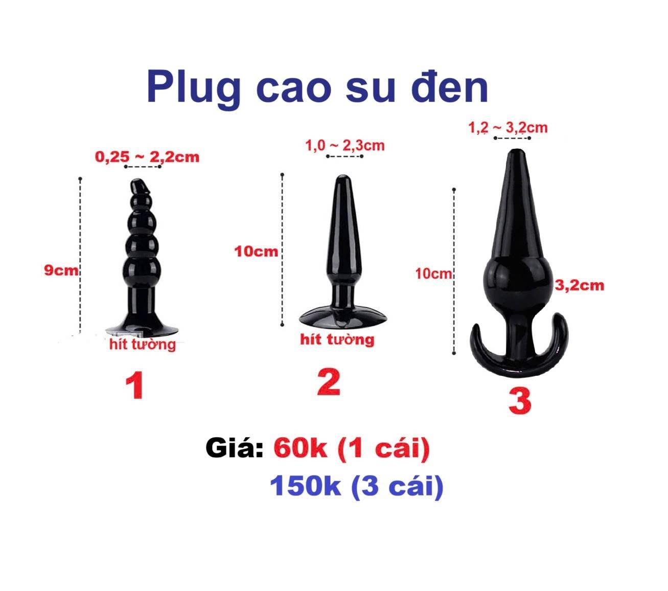 Plug cao su đen nhỏ-duoc-ban-tai-Men18x