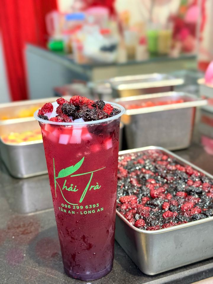 Trà dâu tằm 25k-duoc-ban-tai-KHẢI TRÀ Coffee and Tea