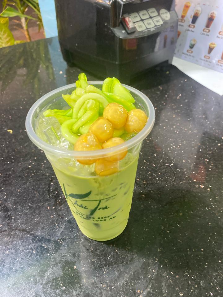 Trà sữa thái xanh-duoc-ban-tai-KHẢI TRÀ Coffee and Tea