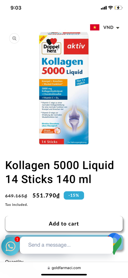 Kollagen liquid 5000mg-duoc-ban-tai-BigSaleHangHieu