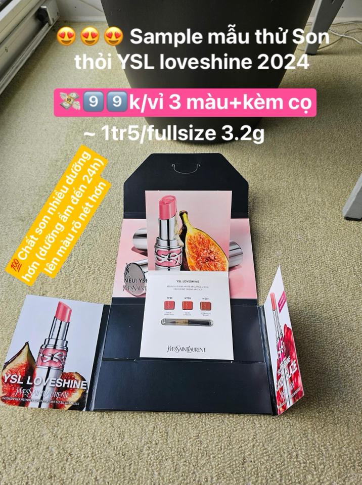 Sample mẫu thử Son thỏi YSL loveshine-duoc-ban-tai-BigSaleHangHieu