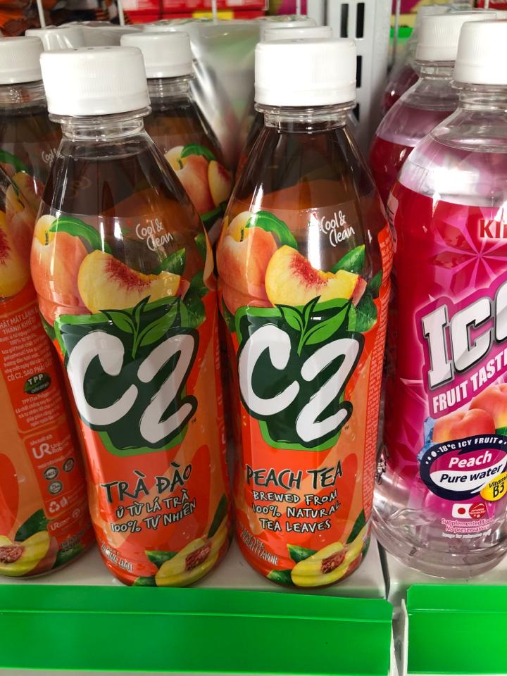 c2 500ml vị đào-duoc-ban-tai-ÁNH HỒNG MART