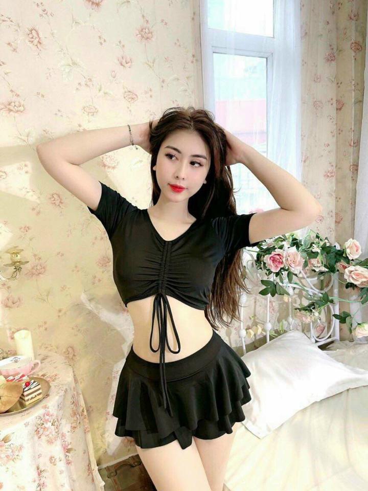 2 mảnh váy dây rút có tay-duoc-ban-tai-𝐁𝐈𝐊𝐈𝐍𝐈 𝟏𝟗𝟗𝟗