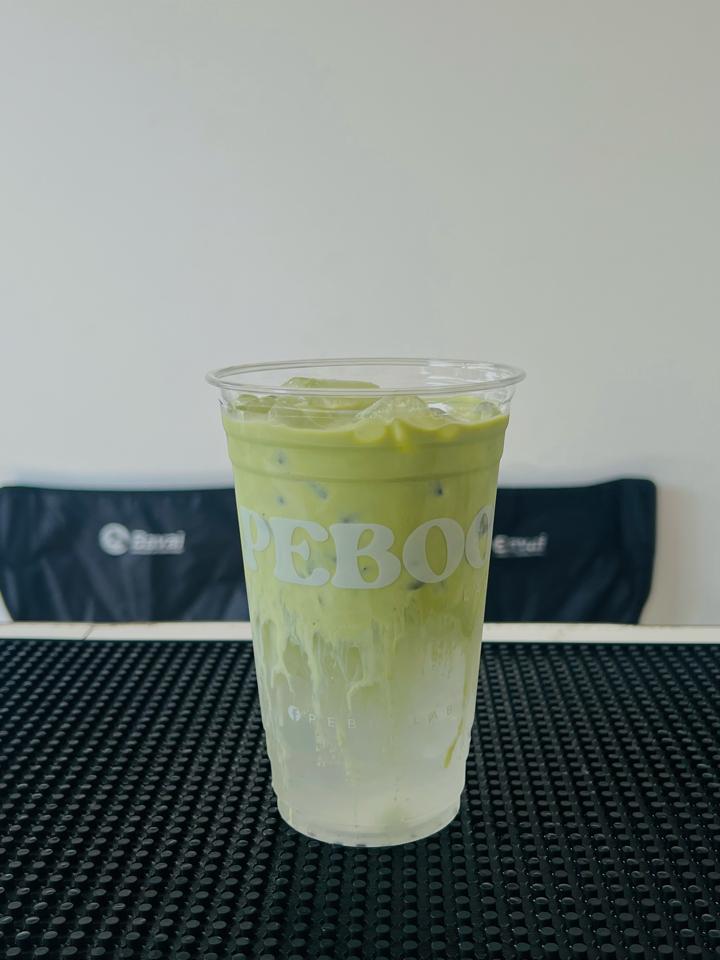 Nước dừa kem matcha-duoc-ban-tai-PEBOO Lab