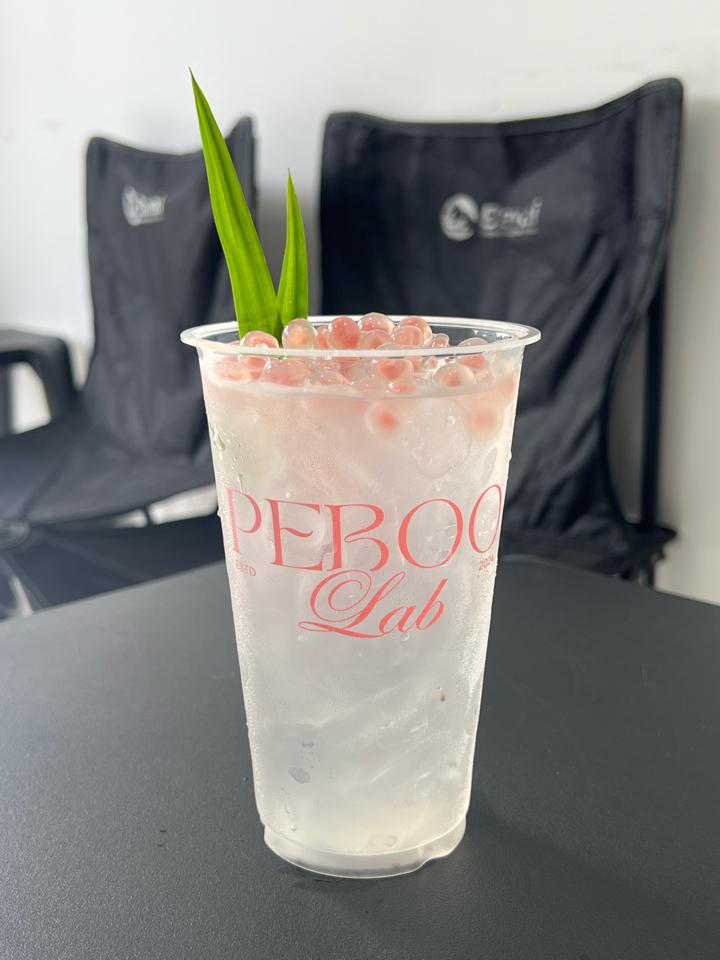 Nước dừa vải-duoc-ban-tai-PEBOO Lab