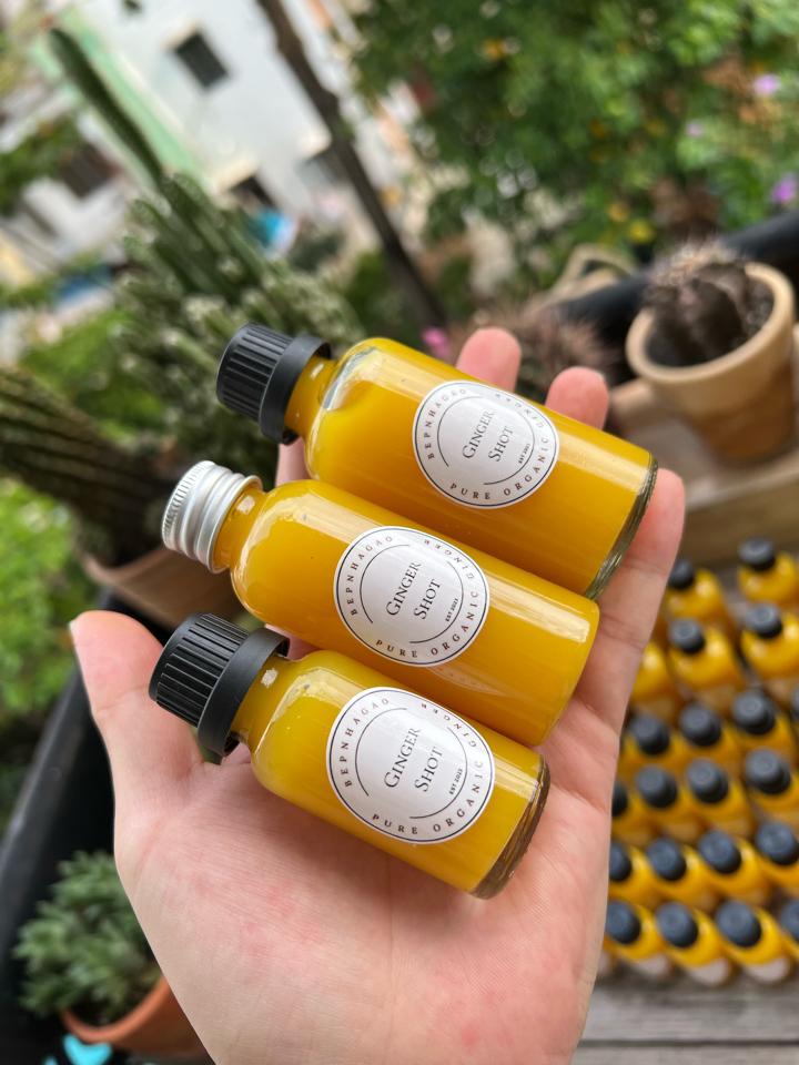 Ginger/ Wellness shot(recycle vỏ chai refund lại 3k/ chai-duoc-ban-tai-Bếp Nhà Gạo