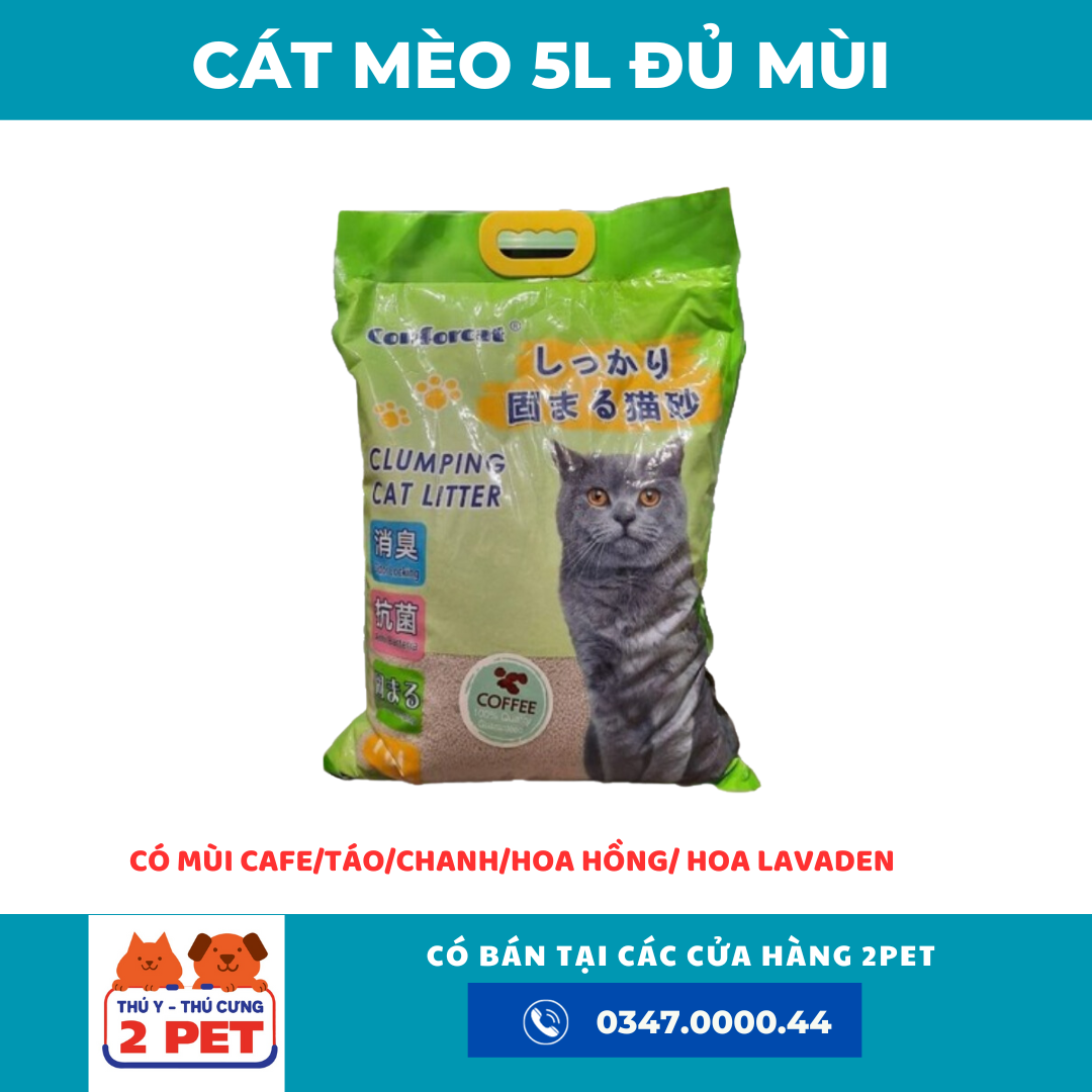 CÁT MÈO SLC 5L -duoc-ban-tai-2PET ĐỨC HÒA