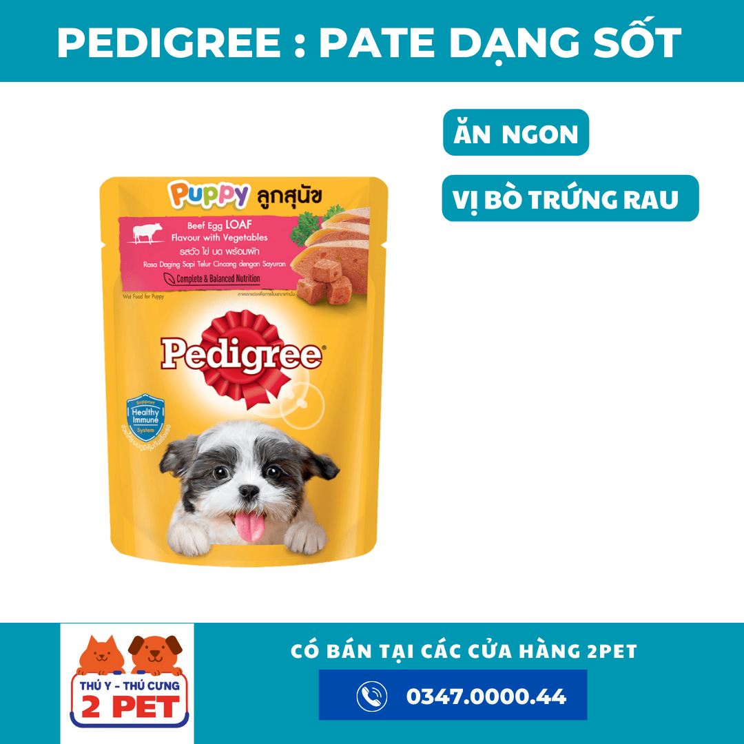 PEDIGREE PATE CHÓ CON 130G ĐỦ VỊ -duoc-ban-tai-2PET ĐỨC HÒA