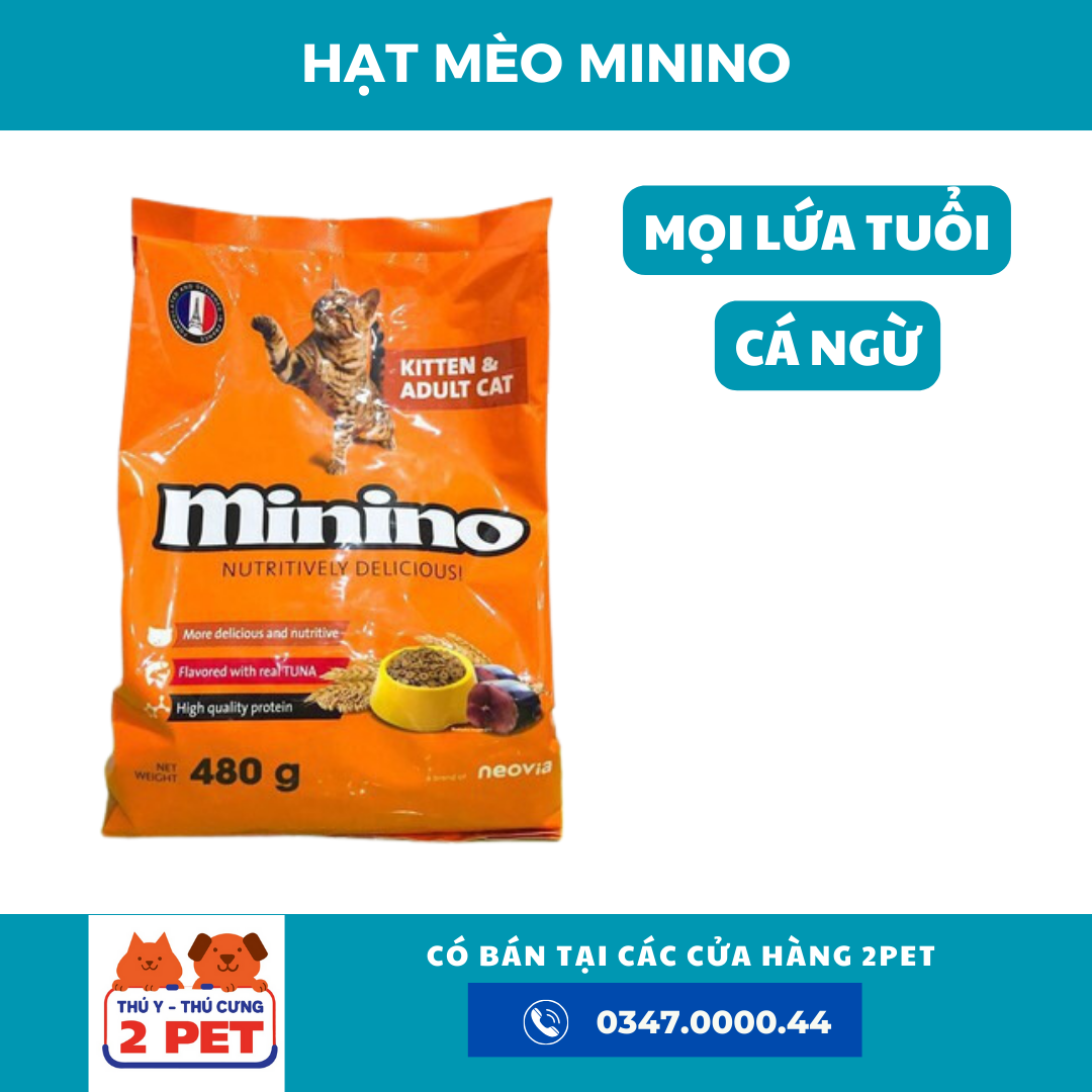 MININO HẠT MÈO  VỊ CÁ NGỪ MỌI LỨA TUỔI 480G-duoc-ban-tai-2PET ĐỨC HÒA