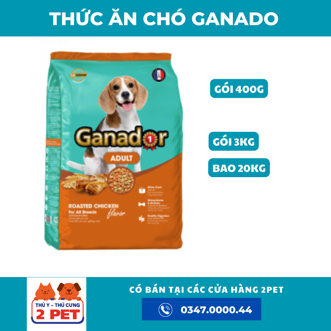 GANADOR HẠT CHÓ ADULT CHICKEN 3KG-duoc-ban-tai-2PET TÂN ĐÔ