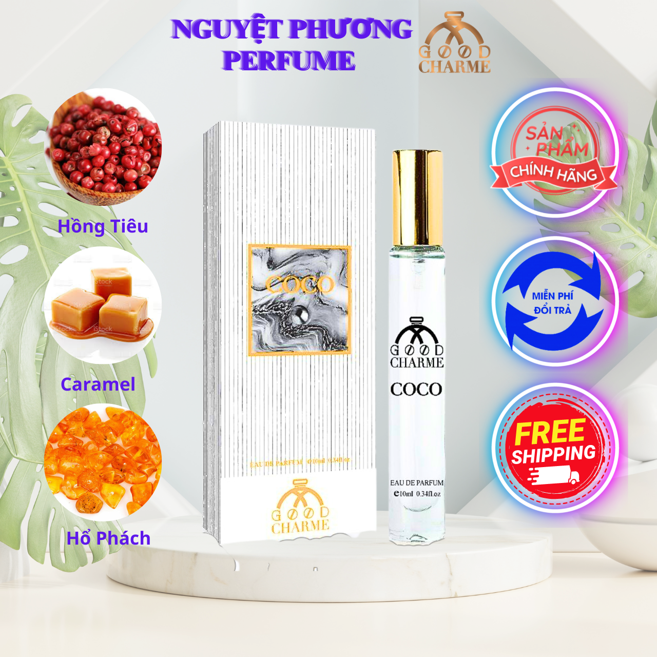 Nước hoa Nữ - Goodcharme Coco Trắng 10ml-duoc-ban-tai-Nguyệt Phương Shop