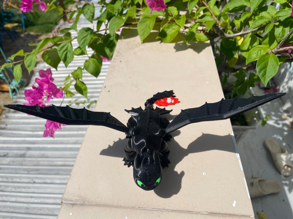Toothless rồng đen-duoc-ban-tai-Lytran 3D Printing