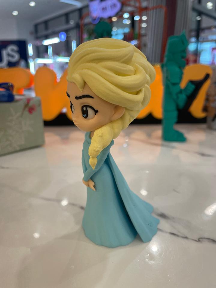 Elsa chibi-duoc-ban-tai-Lytran 3D Printing