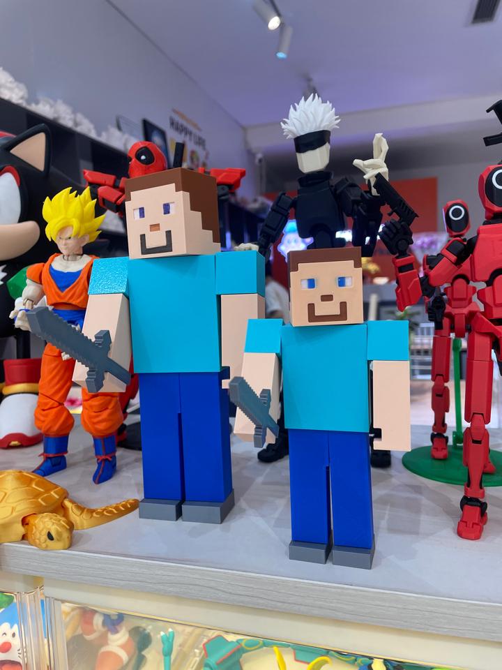 Steve Minecraft-duoc-ban-tai-Lytran3D Gold Coast