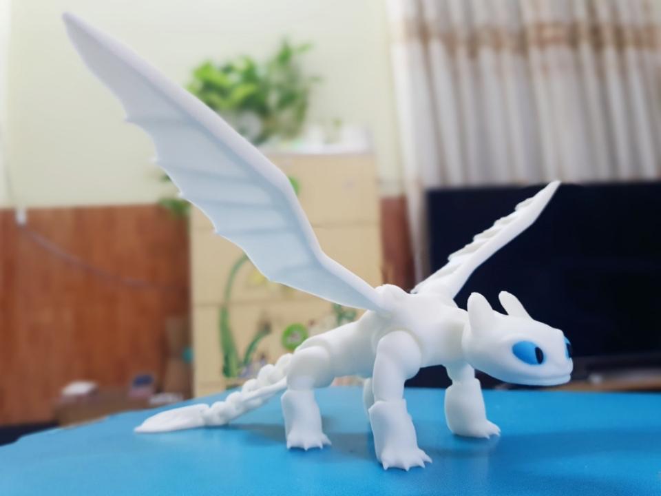 Light Fury Rồng trắng-duoc-ban-tai-Lytran3D Gold Coast