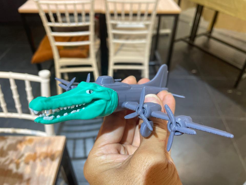 Máy bay cá sấu-duoc-ban-tai-Lytran 3D Printing