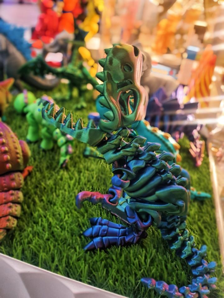 Khủng long T-Rex xương-duoc-ban-tai-Lytran 3D Printing