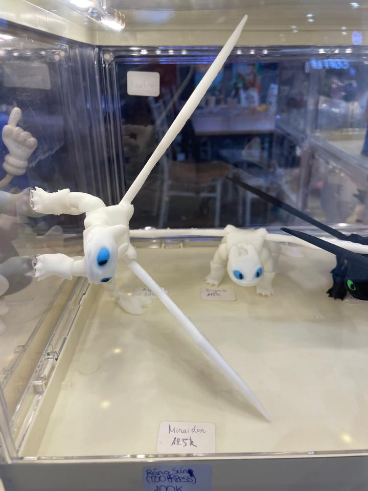 The Light Fury Rồng trắng-duoc-ban-tai-Lytran 3D Printing