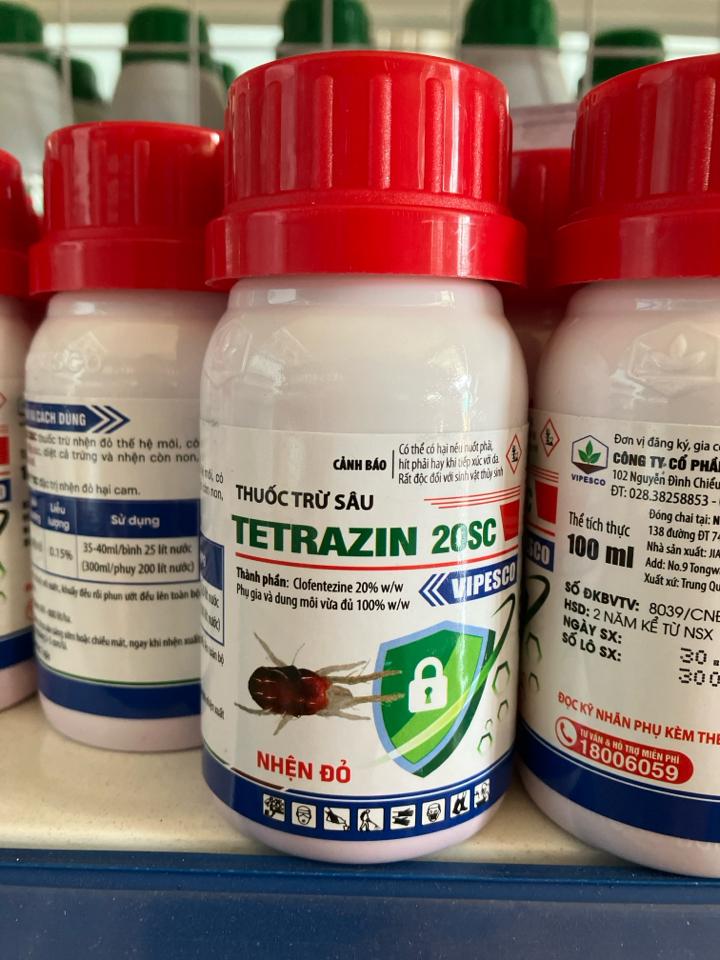 Tetrazin 20SC chai 100ml-duoc-ban-tai-Cửa hàng vật tư nông nghiệp Long Phát