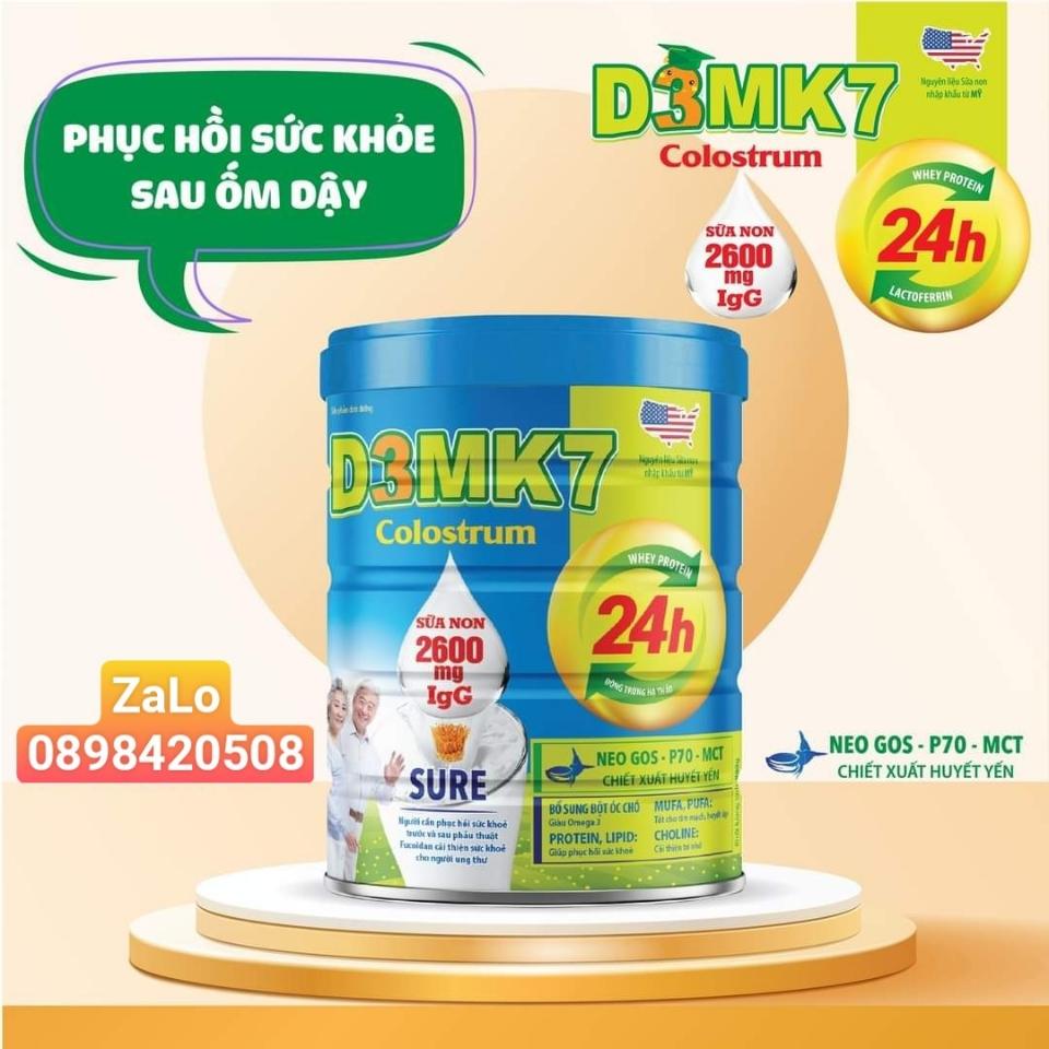 D3MK7 Sure 900g-duoc-ban-tai-Sữa Nội - Ngoại Mẹ & Bé siêu rẻ