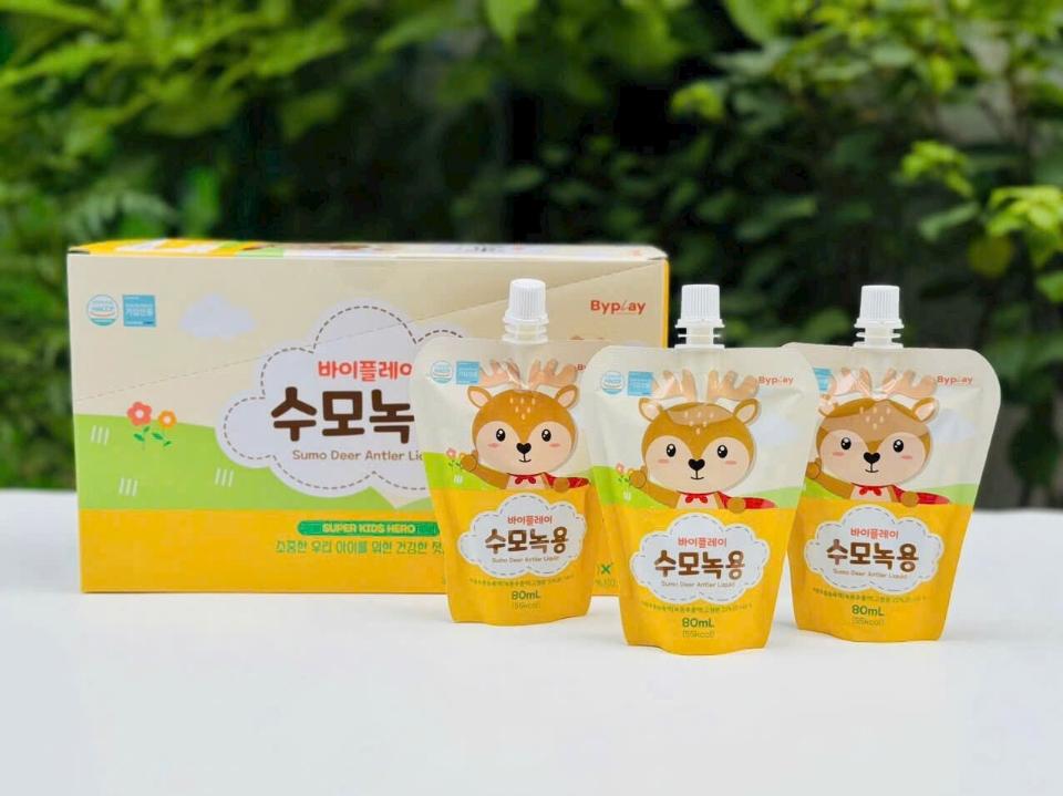 Nước Gạc nhung hươu BYPLAY SUMO DEER ANTLER LIQUID -duoc-ban-tai-Sữa Nội - Ngoại Mẹ & Bé siêu rẻ