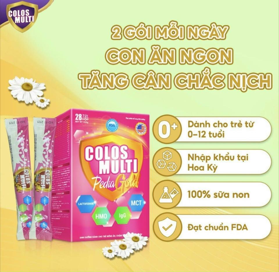 Sữa non colosmulti pedia gold -duoc-ban-tai-Sữa Nội - Ngoại Mẹ & Bé siêu rẻ