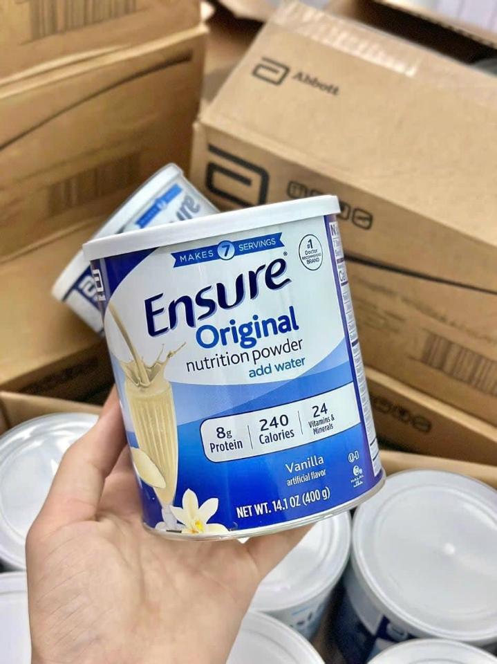 Ensure original mỹ lon 380g-duoc-ban-tai-Sữa Nội - Ngoại Mẹ & Bé siêu rẻ